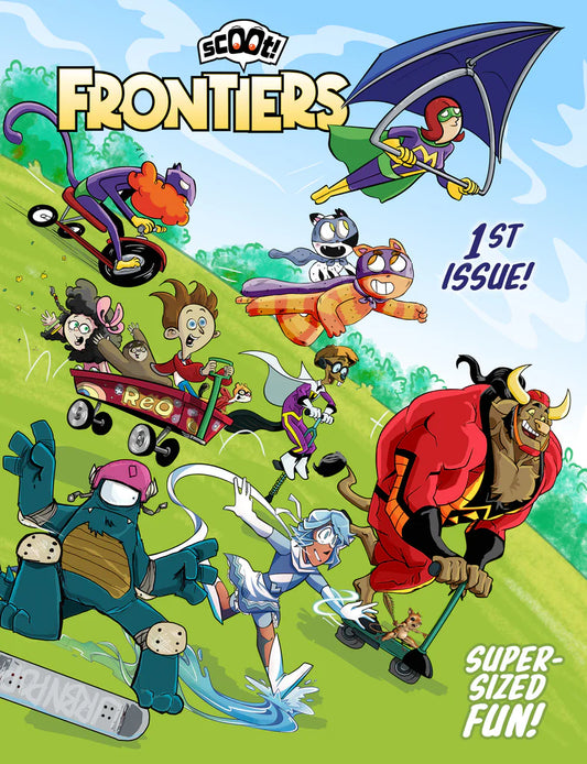 Frontiers- Kids Magazine- Featuring a short "Adventures of Byron" Story