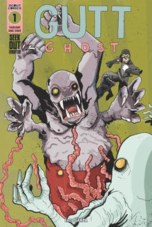 Gutt Ghost Variant comic book Cover by Chris Hamer / Urbnpop